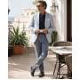 Pantofi barbati casual din piele naturala bleumarin GKR133BL